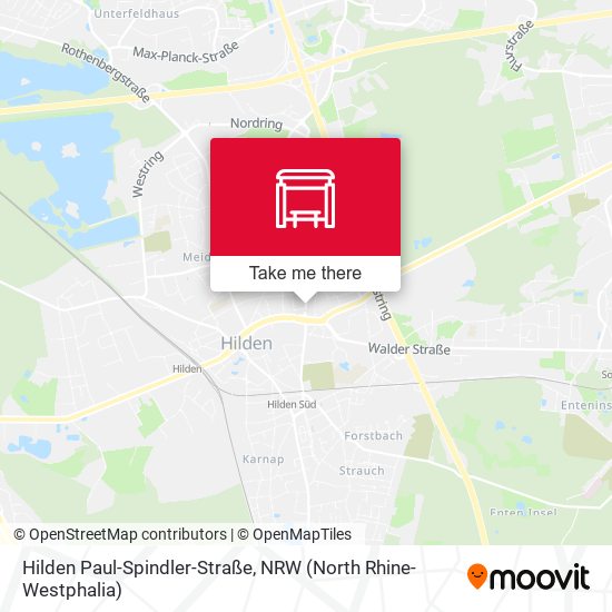 Hilden Paul-Spindler-Straße map