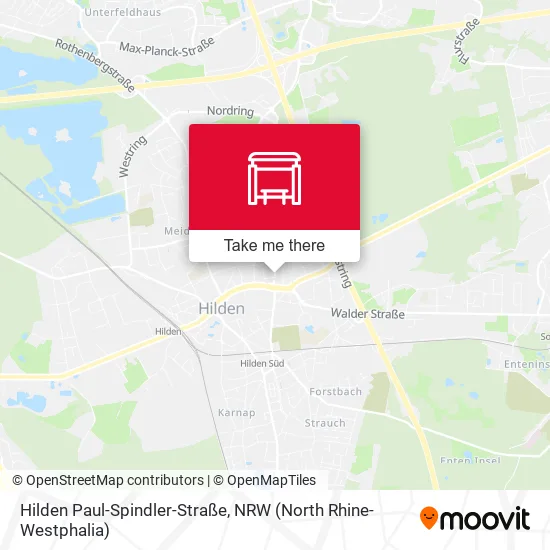 Карта Hilden Paul-Spindler-Straße