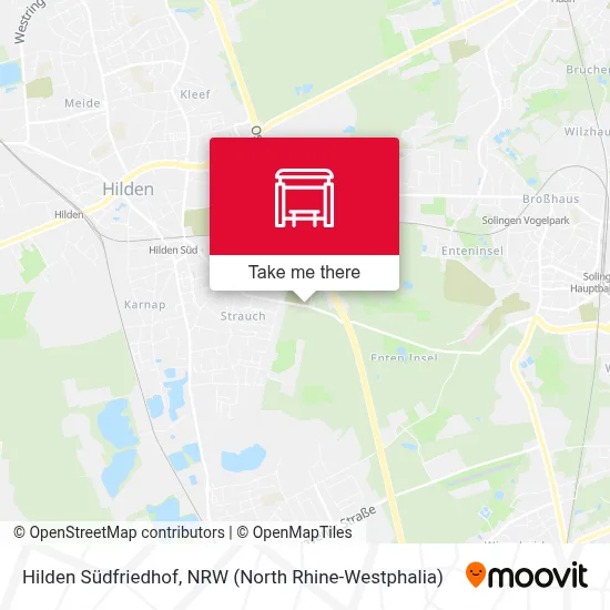 Hilden Südfriedhof map