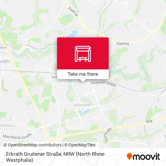 Карта Erkrath Gruitener Straße