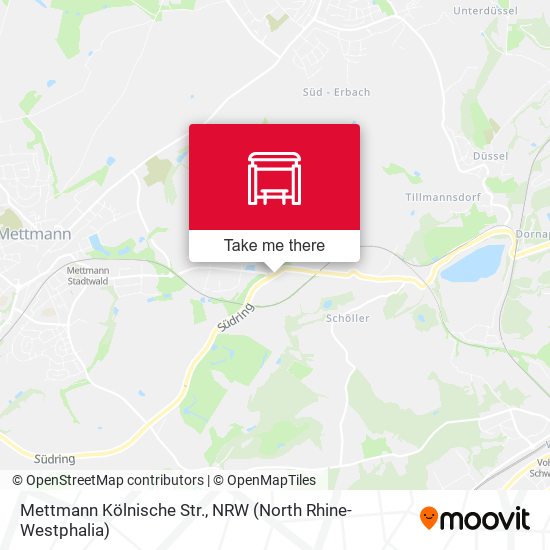 Mettmann Kölnische Str. map