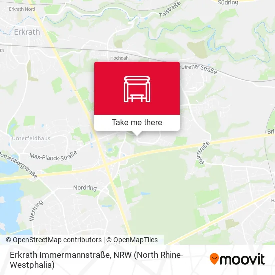 Карта Erkrath Immermannstraße