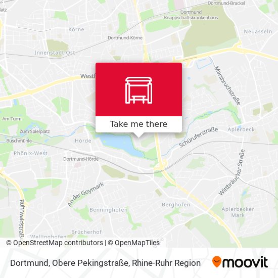 Dortmund, Obere Pekingstraße map