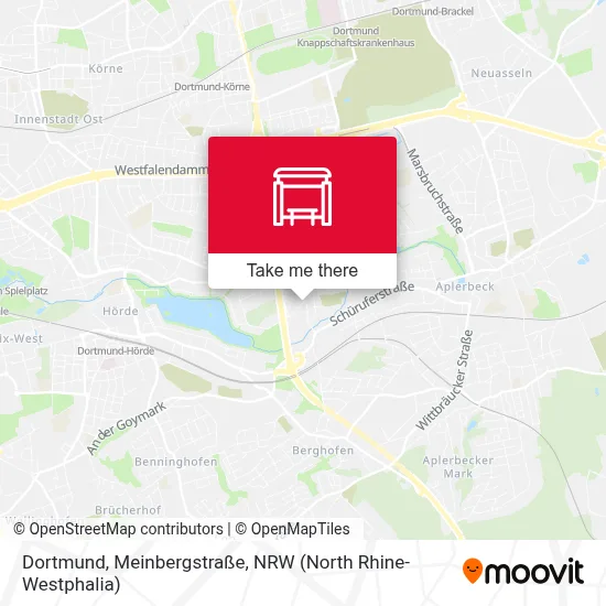 Dortmund, Meinbergstraße map