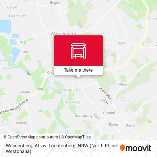 Карта Wassenberg, Abzw. Luchtenberg