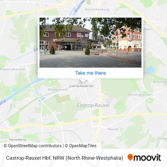 Карта Castrop-Rauxel Hbf