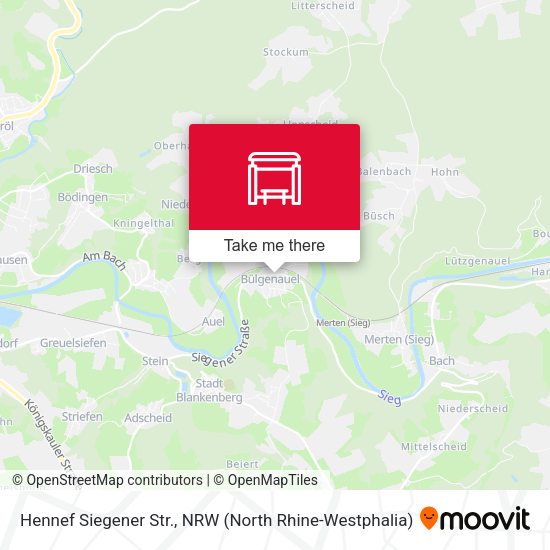 Карта Hennef Siegener Str.