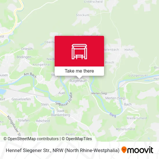 Карта Hennef Siegener Str.