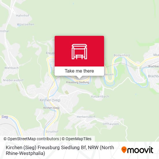 Kirchen (Sieg) Freusburg Siedlung Bf map