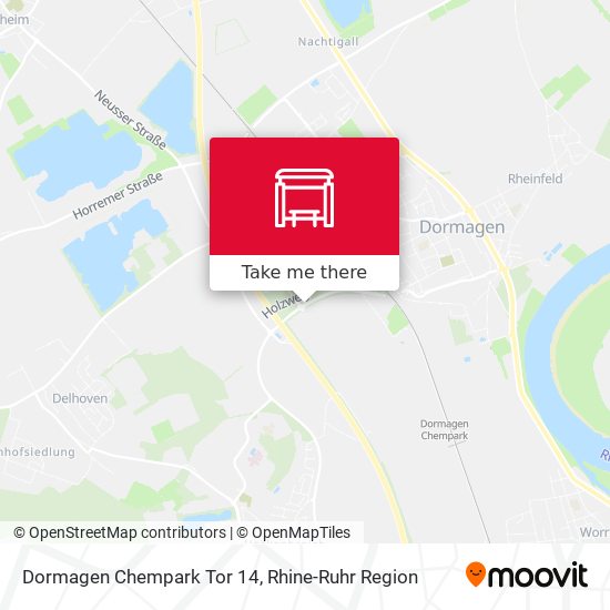 Dormagen Chempark Tor 14 map