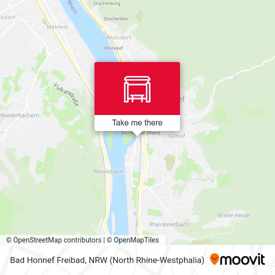 Карта Bad Honnef Freibad