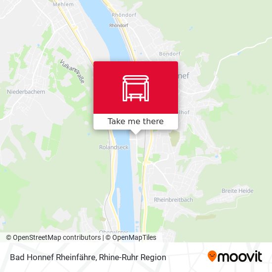 Bad Honnef Rheinfähre map