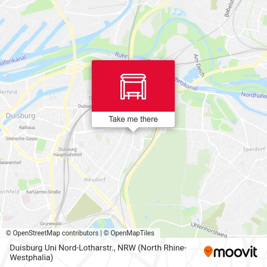 Карта Duisburg Uni Nord-Lotharstr.