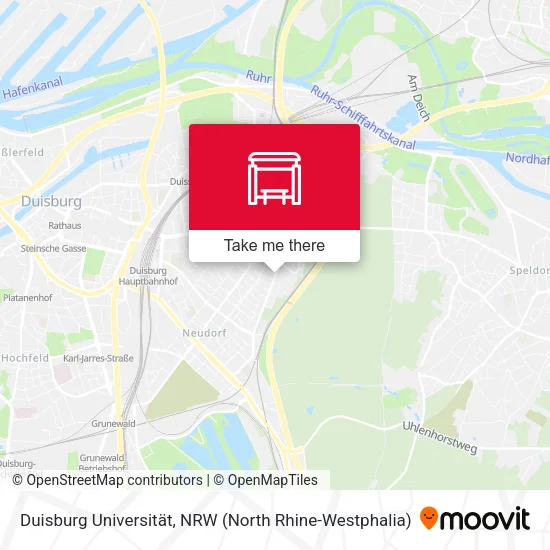 Карта Duisburg Universität