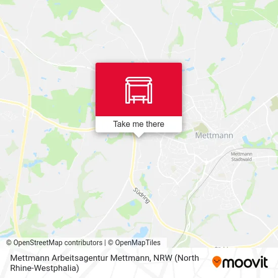 Mettmann Arbeitsagentur Mettmann map