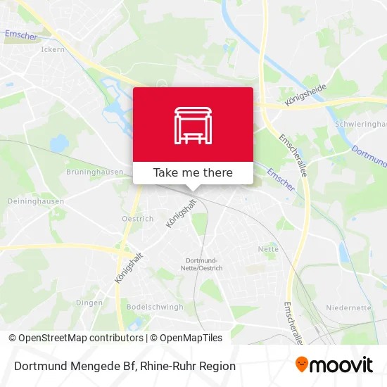 Карта Dortmund Mengede Bf