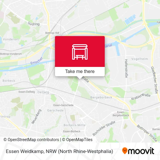 Карта Essen Weidkamp