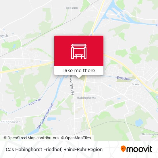 Cas Habinghorst Friedhof map
