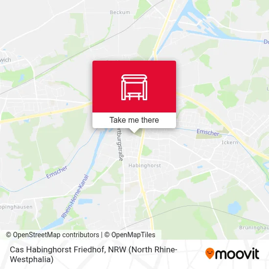 Cas Habinghorst Friedhof map