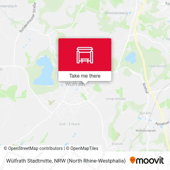 Карта Wülfrath Stadtmitte