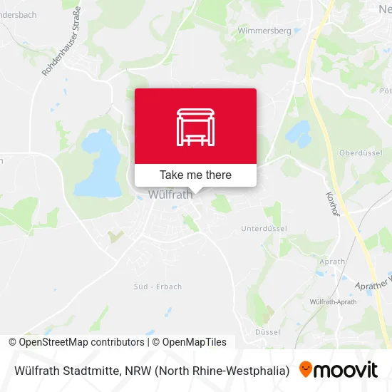 Карта Wülfrath Stadtmitte