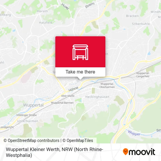 Карта Wuppertal Kleiner Werth