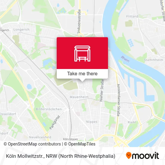 Карта Köln Mollwitzstr.