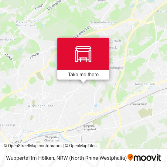 Карта Wuppertal Im Hölken