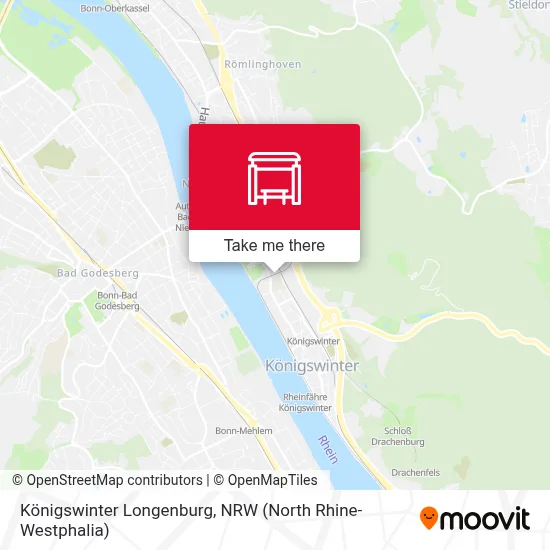Königswinter Longenburg map
