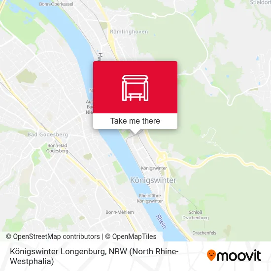 Königswinter Longenburg map
