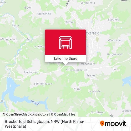 Breckerfeld Schlagbaum map