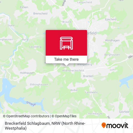 Breckerfeld Schlagbaum map