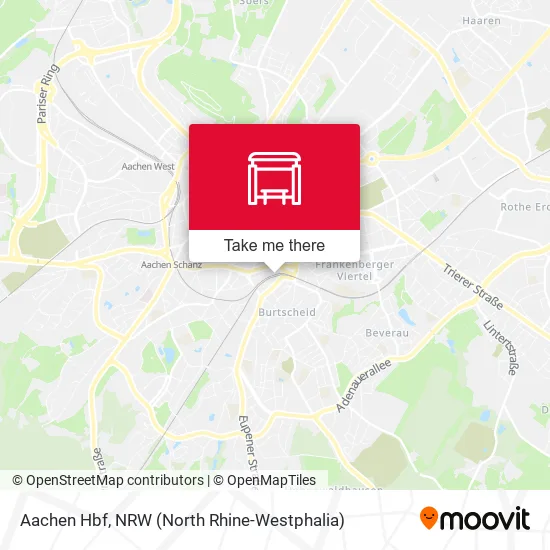 Aachen Hbf map