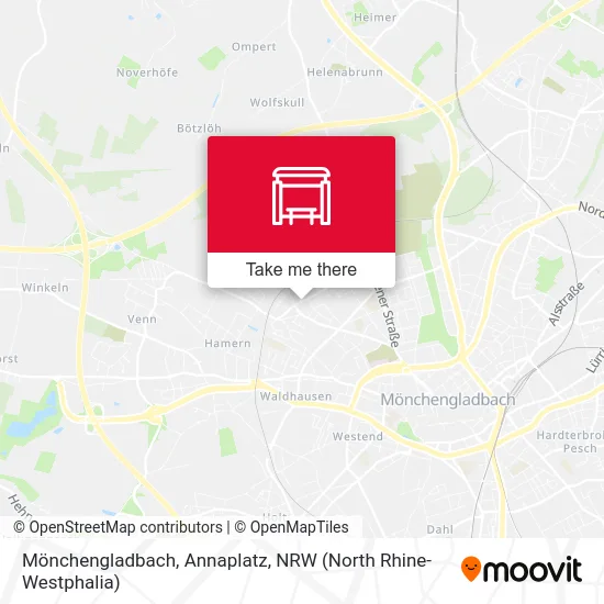 Карта Mönchengladbach, Annaplatz