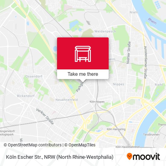 Карта Köln Escher Str.