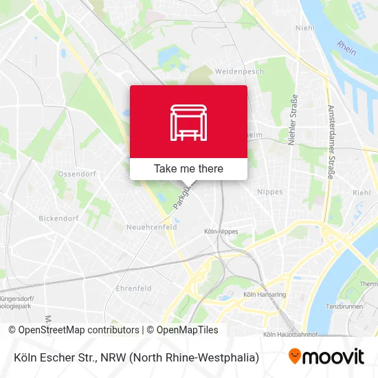 Köln Escher Str. map