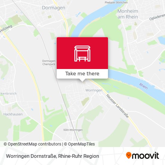 Worringen Dornstraße map