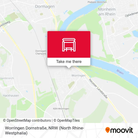 Worringen Dornstraße map