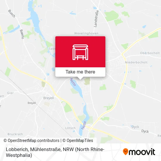 Карта Lobberich, Mühlenstraße