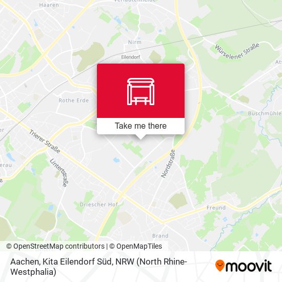 Aachen, Kita Eilendorf Süd map