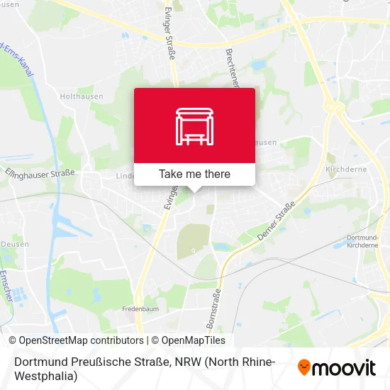 Карта Dortmund Preußische Straße