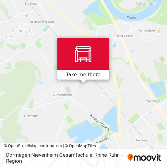 Dormagen Nievenheim Gesamtschule map