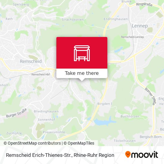 Remscheid Erich-Thienes-Str. map
