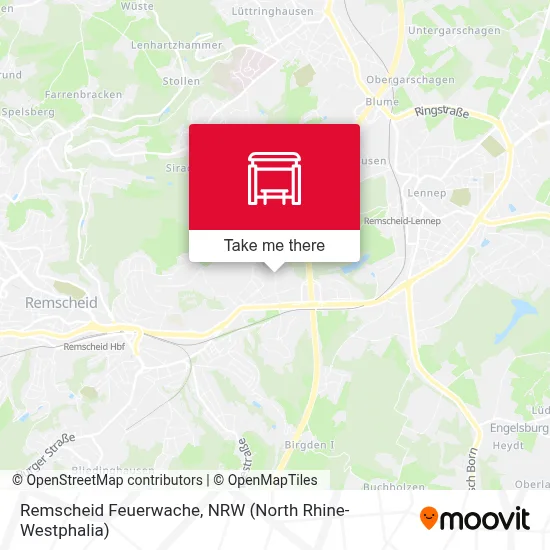 Remscheid Feuerwache map