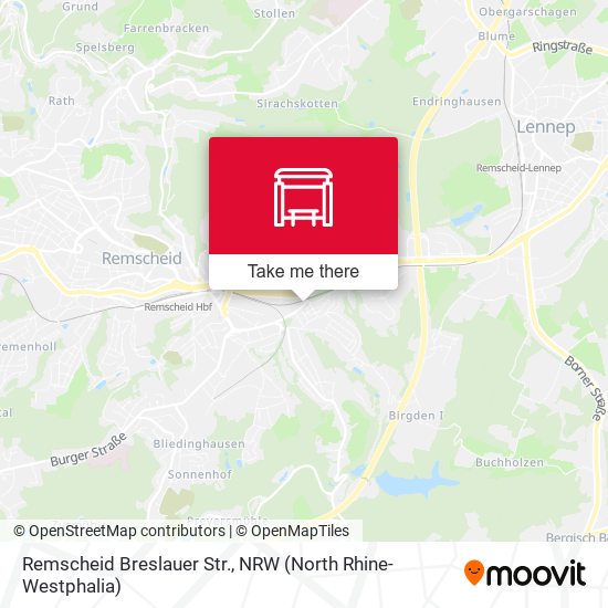 Карта Remscheid Breslauer Str.