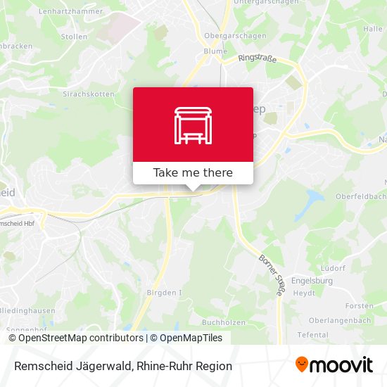 Remscheid Jägerwald map