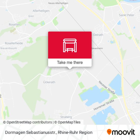 Карта Dormagen Sebastianusstr.