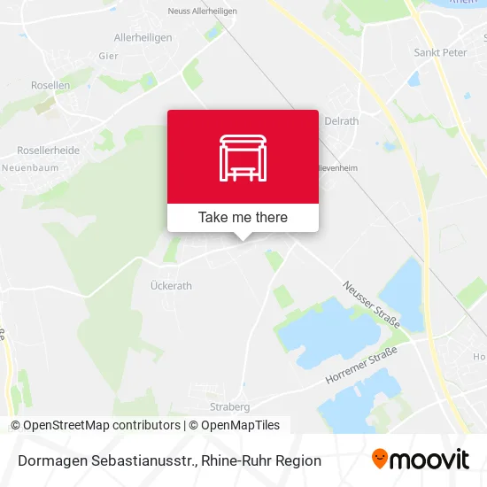Карта Dormagen Sebastianusstr.