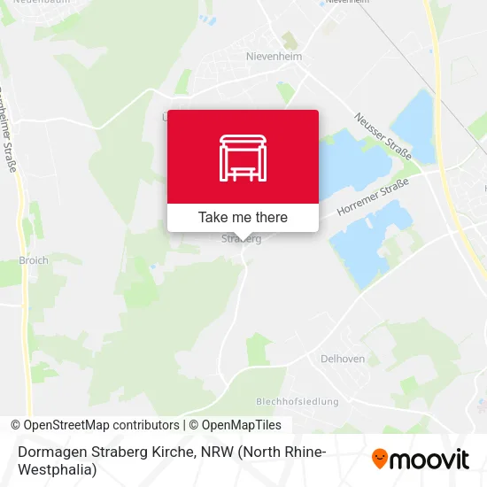 Карта Dormagen Straberg Kirche