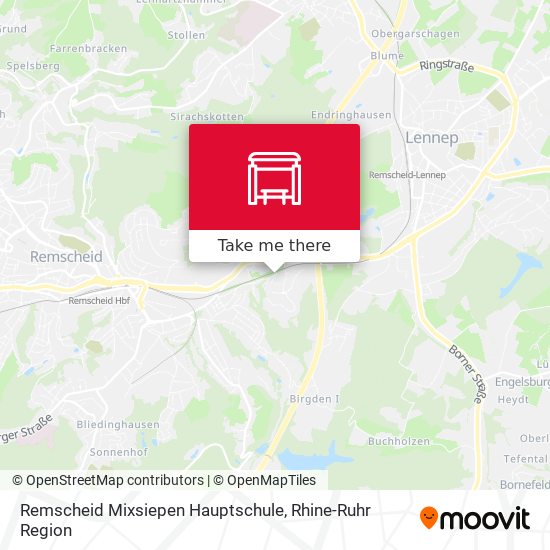 Remscheid Mixsiepen Hauptschule map